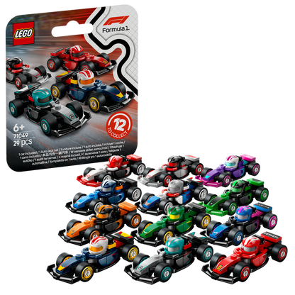 LEGO Formula 1 Drivers with their Car 71049 Minifigures (Set 12 Pieces)