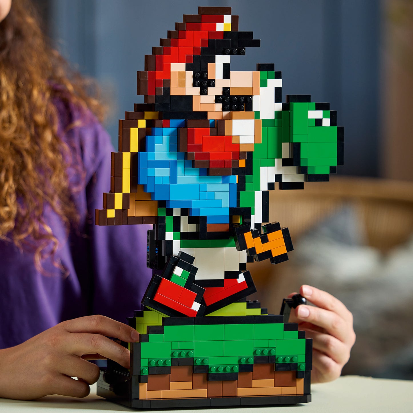 LEGO Super Mario World: Mario &amp; Yoshi Figurines