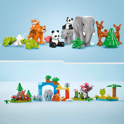 LEGO 3 in 1 Familie Wilde Dieren 10446 DUPLO (Pre-Order: januari 2025)