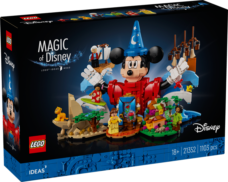 LEGO Disney 100 Celebration: A Magical Building Adventure 21352 Ideas