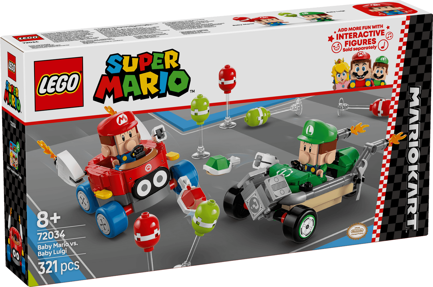 LEGO Mario Kart – Der Baby Mario vs. Baby Luigi 72034 SuperMario