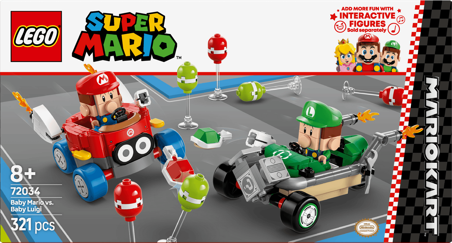 LEGO Mario Kart – Der Baby Mario vs. Baby Luigi 72034 SuperMario