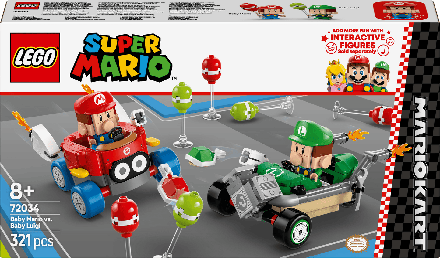 LEGO Mario Kart – The Baby Mario vs. Baby Luigi 72034 SuperMario