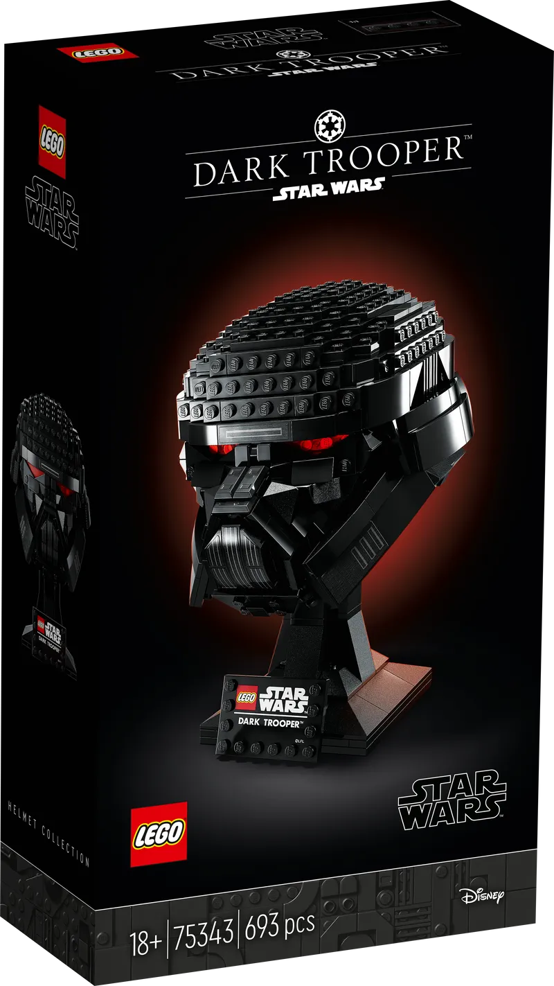 LEGO Dark Trooper helmet 75343 Star Wars