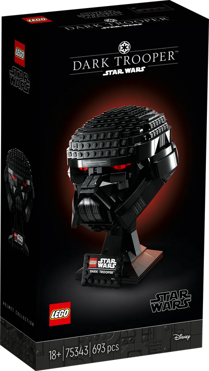 LEGO Dark Trooper helmet 75343 StarWars