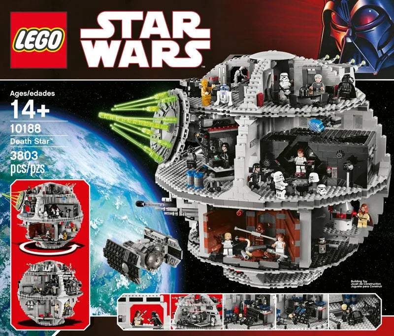 LEGO DeathStar 2008: 3.886 delig 10188 StarWars