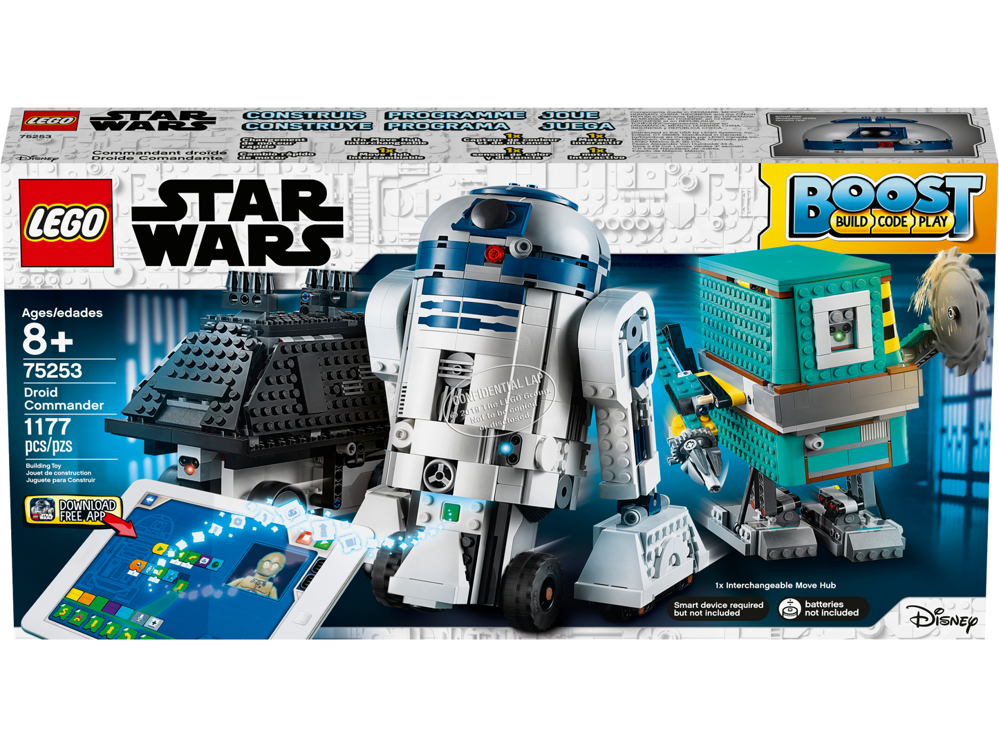 LEGO Boost Droid Commander R2-D2 mit Fernbedienung 75253 Star Wars