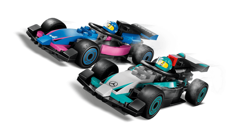 LEGO Pit Box with Mercedes AMG and Alpine F1 Cars 60444 City (Delivery: January 1, 2025)