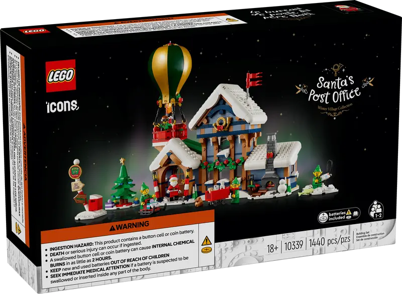 LEGO Postkantoor van de Kerstman 10339 Icons