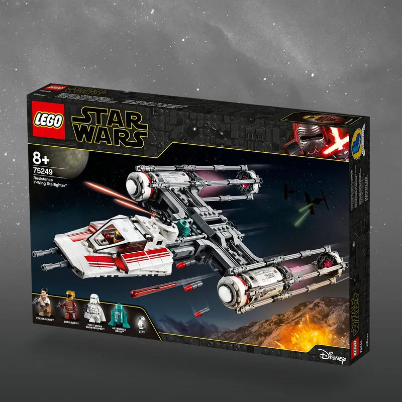 LEGO Resistance Y-Wing Starfighter inclusief D-O Droid 75249 StarWars