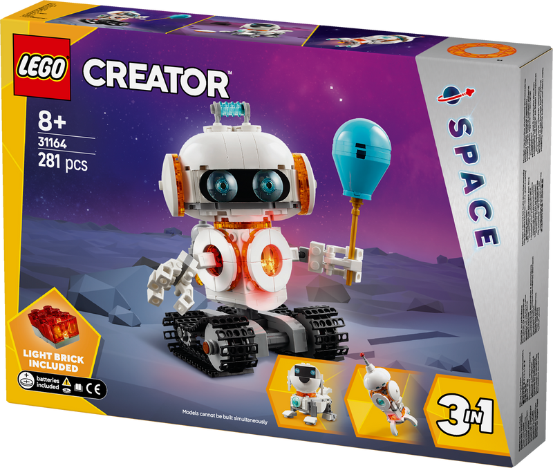 LEGO Space Robot 31164 Creator 3 in 1 Pre-Order: January 2025)