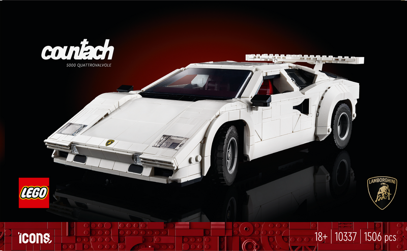 LEGO Lamborghini Countach 5000 Quattrovalvole (weiß) 10337 Icons