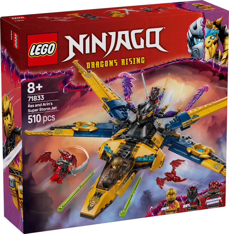 LEGO Ras & Arin's Super Storm Vliegtuig 71833 Ninjago