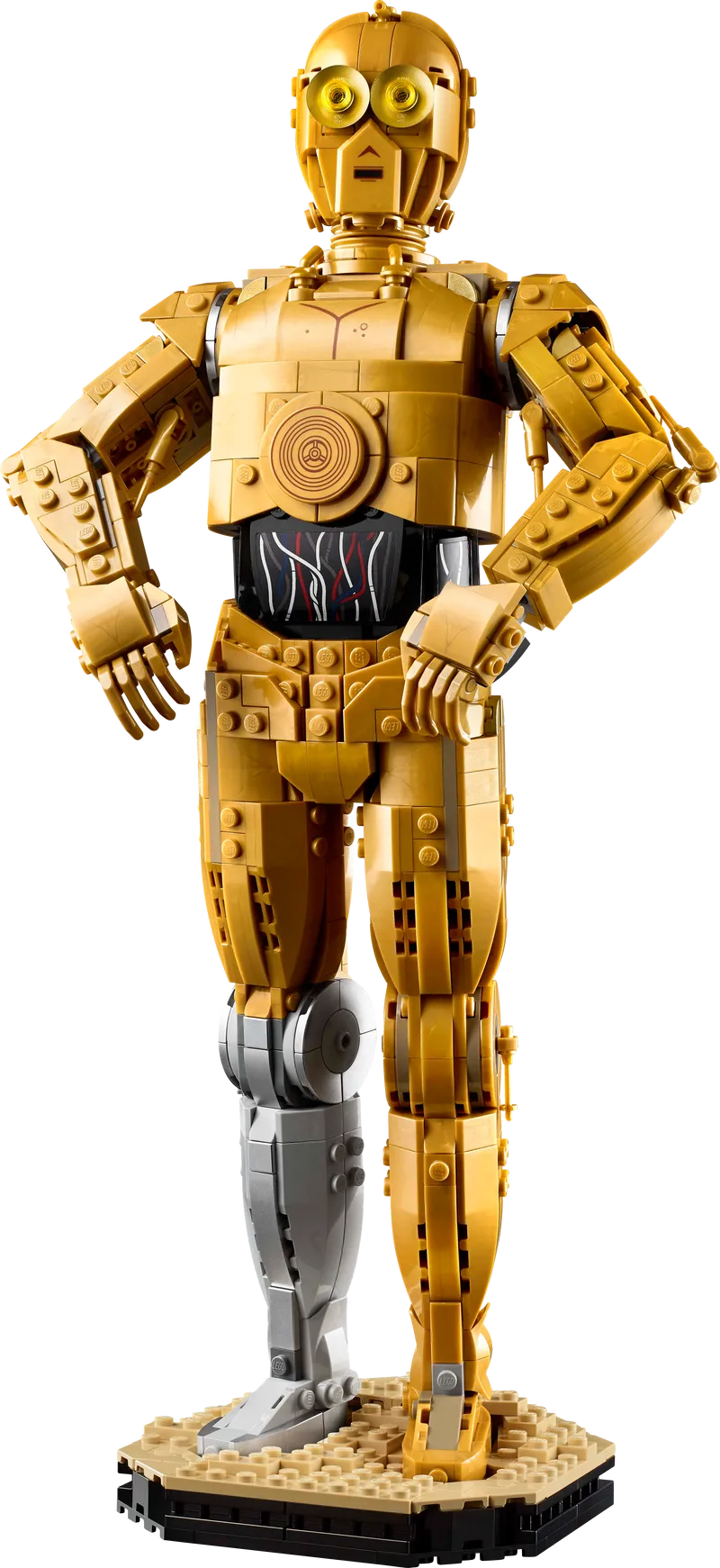 LEGO C-3PO; Golden robot 75398 StarWars