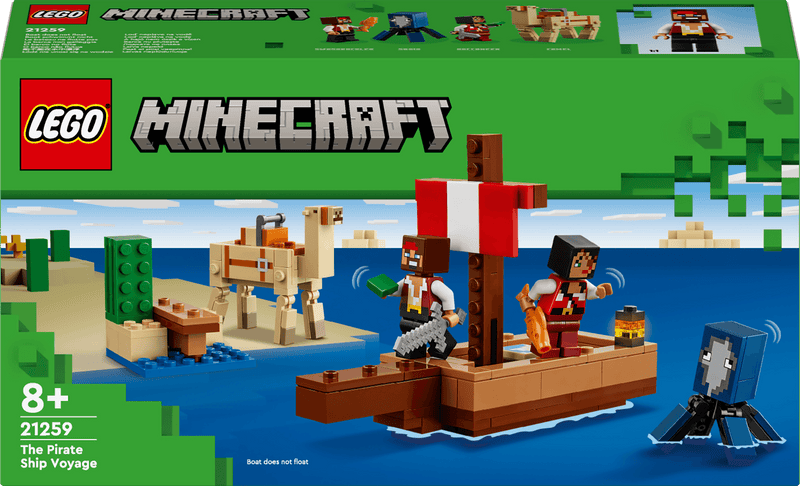 LEGO De Piratenschipreis - Zeil het avontuur tegemoet 21259 Minecraft (Pre-Order: verwacht juni) LEGO MINECRAFT @ 2TTOYS LEGO €. 12.49