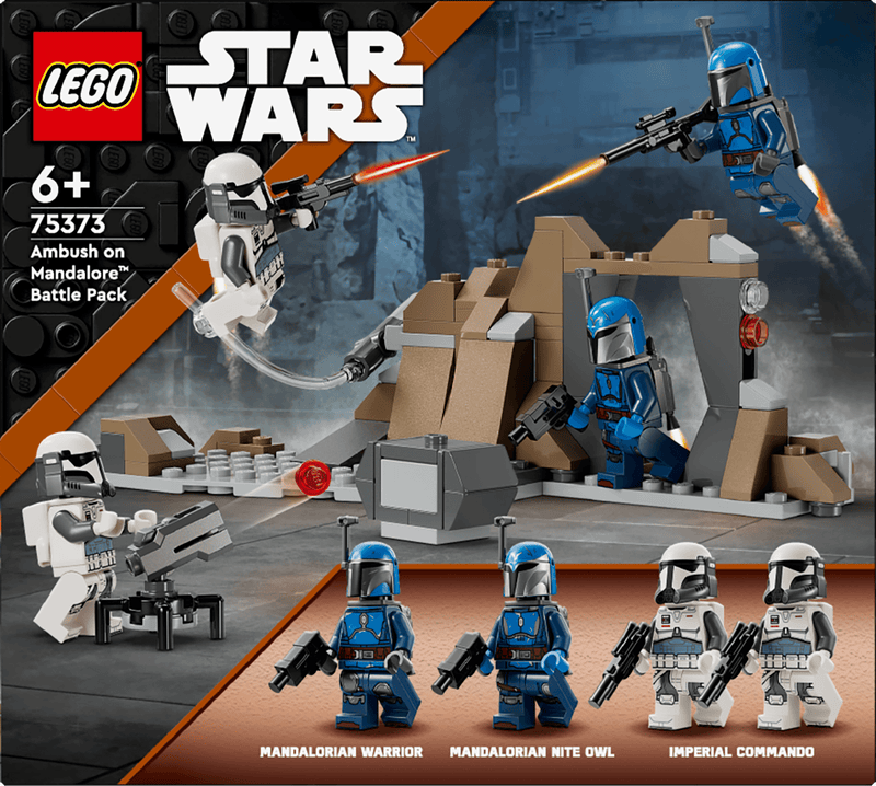 LEGO Hinderlaag op Mandalore Battle Pack 75373 StarWars (Pre-Order: verwacht) LEGO STARWARS @ 2TTOYS LEGO €. 18.49