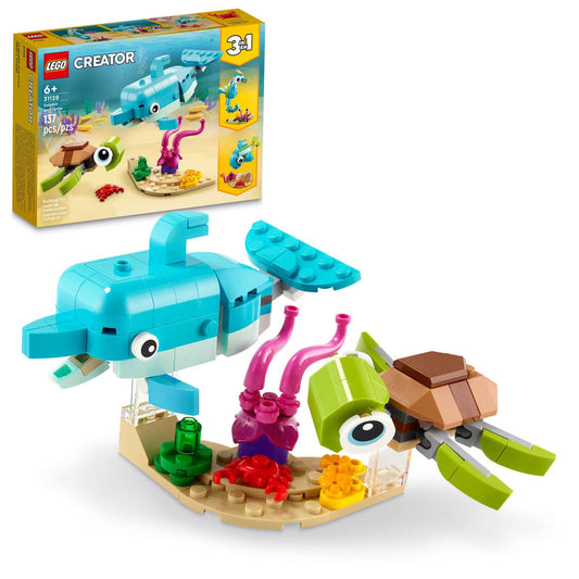 LEGO Delphin und Schildkröte 31128 Creator 3-in-1