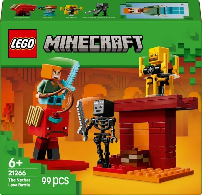 LEGO Het Nether Lava gevecht 21266 Ninjago