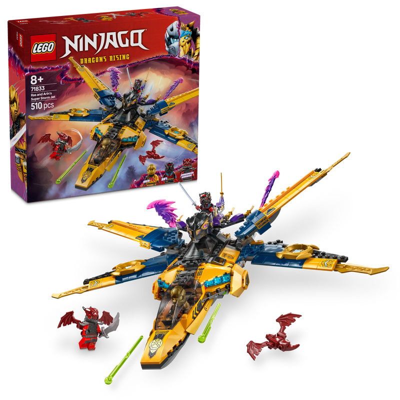 LEGO Ras &amp; Arins Super-Sturmflugzeug 71833 Ninjago