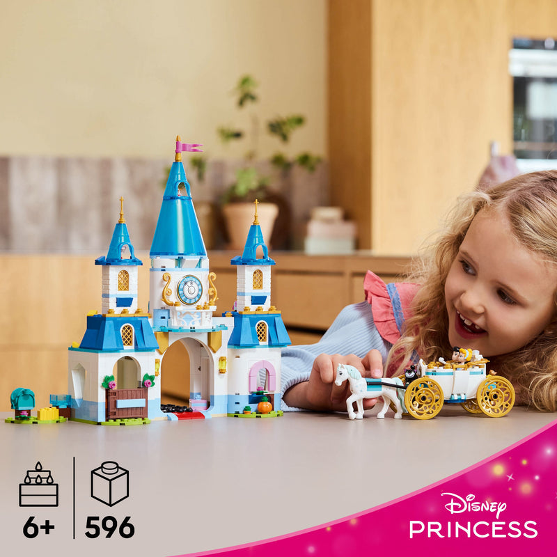 LEGO Cinderella's Castle &amp; Carriage 43275 Disney (Pre-Order: January 2025)