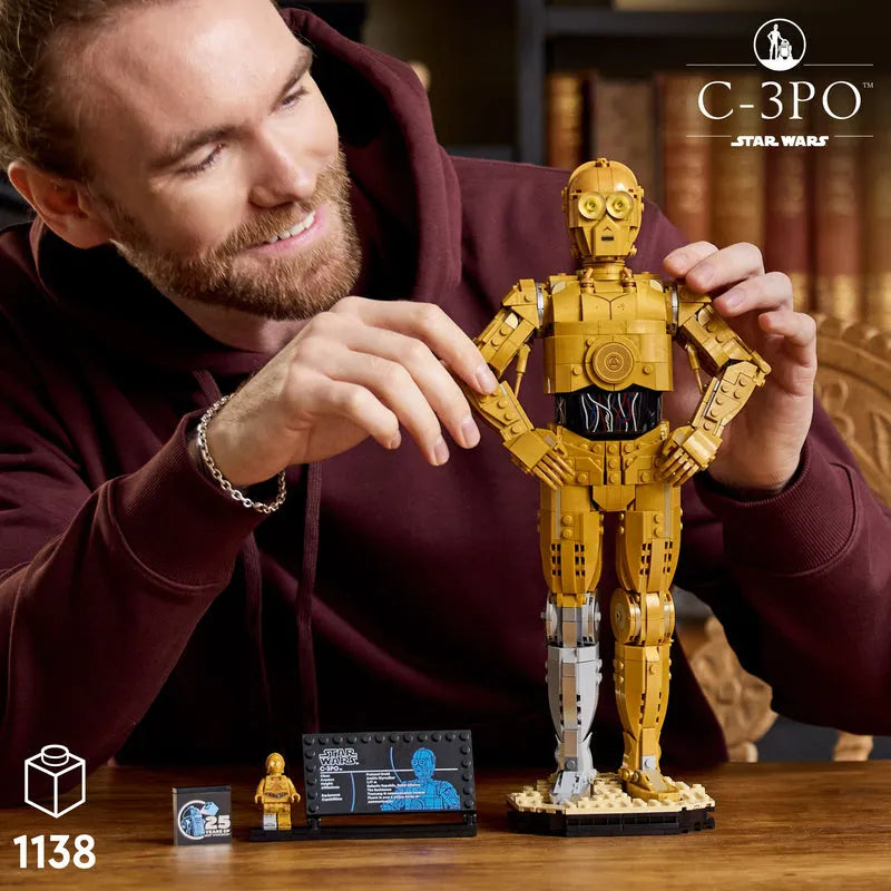 LEGO C-3PO; Golden robot 75398 StarWars