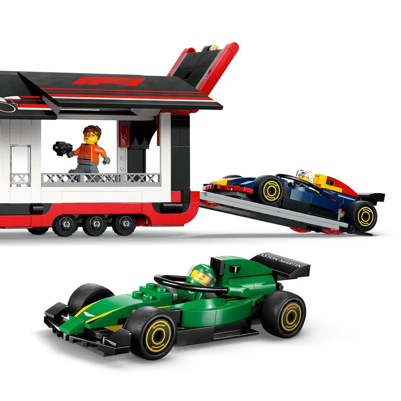 LEGO F1 Truck met Red Bull RB20 & Aston Martin AMR24 F1 auto's 60445 City LEGO CREATOR @ 2TTOYS | Official LEGO shop😊🥰 LEGO €. 84.99