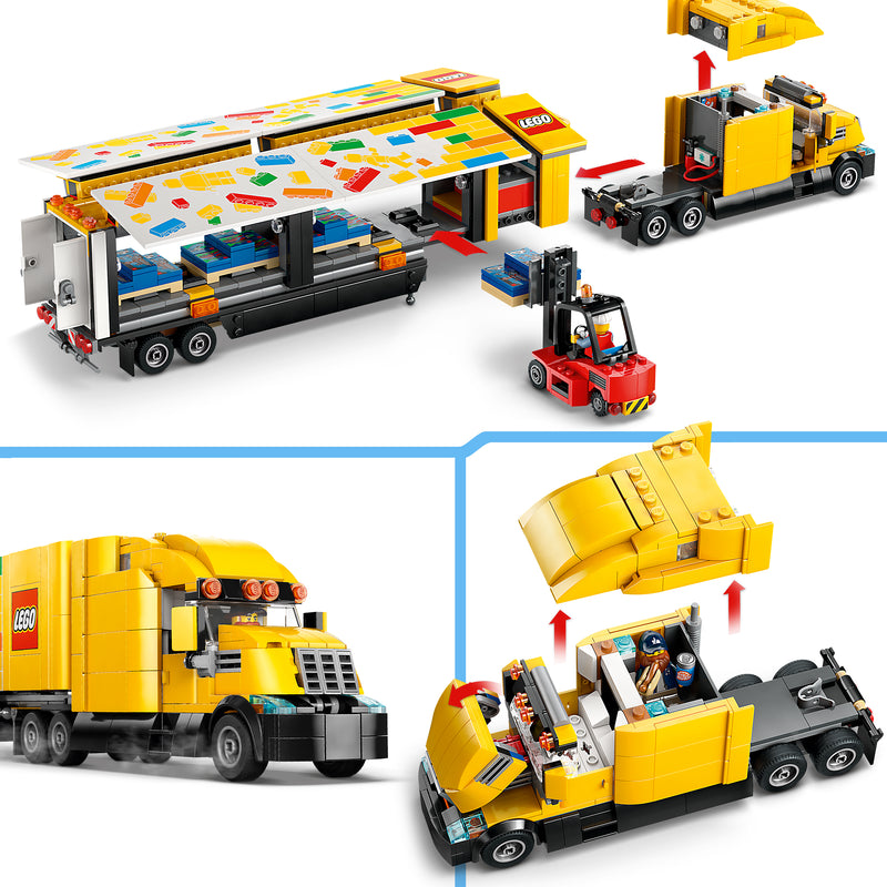 LEGO Yellow LEGO truck 60440 City