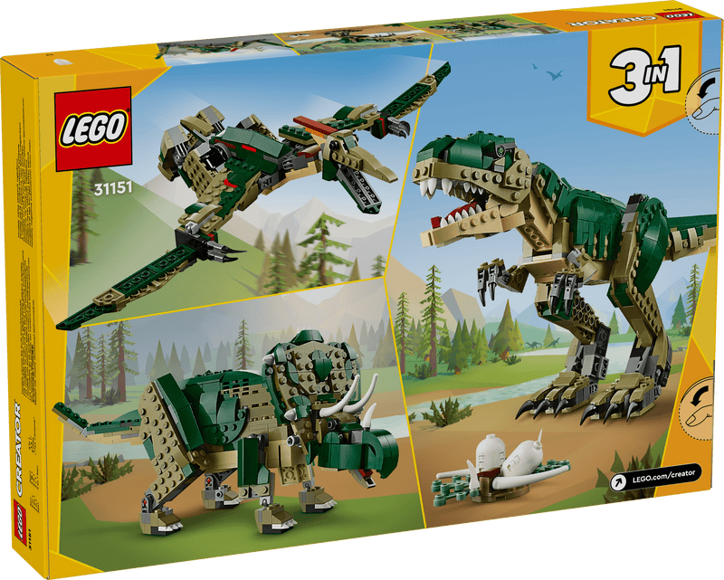 LEGO Angstaanjagende T-Rex 31151 Creator (verwacht juni) LEGO CREATOR 3 IN 1 @ 2TTOYS LEGO €. 49.99