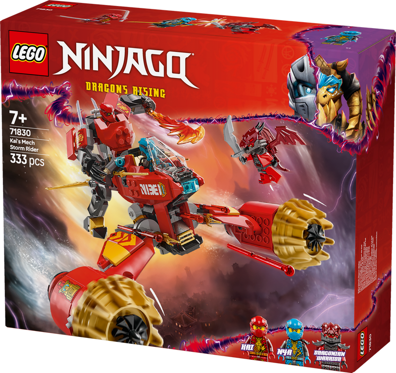 LEGO Kai's Mech Storm Rider 71830 Ninjago (Pre-Order: January 2025)