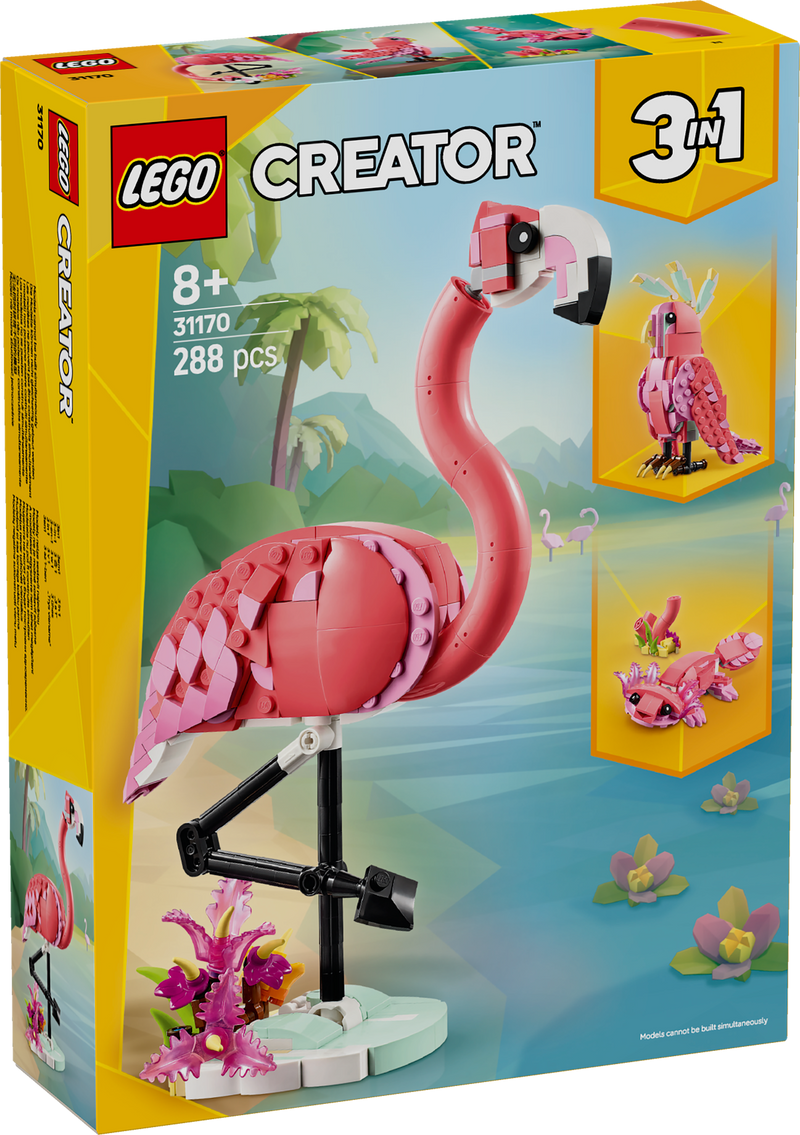 LEGO Wild Animals Pink Flamingo 31170 Creator