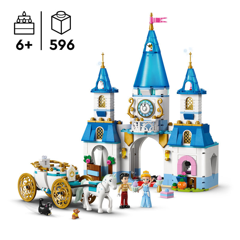 LEGO Cinderella's Castle &amp; Carriage 43275 Disney (Pre-Order: January 2025)