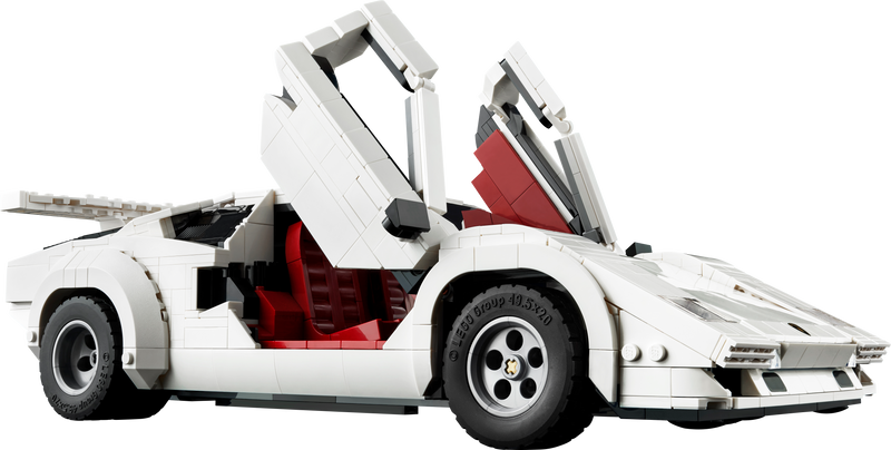 LEGO Lamborghini Countach 5000 Quattrovalvole (weiß) 10337 Icons