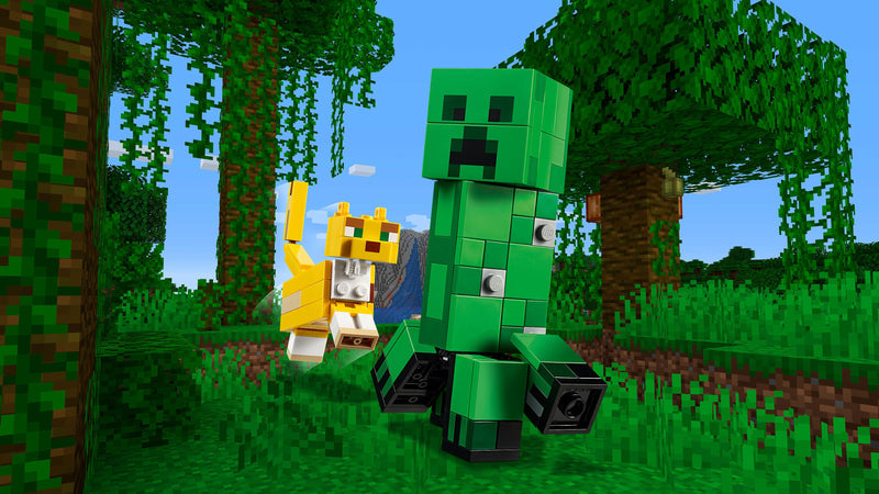 LEGO BigFig Creeper and Ocelot 21156 Minecraft