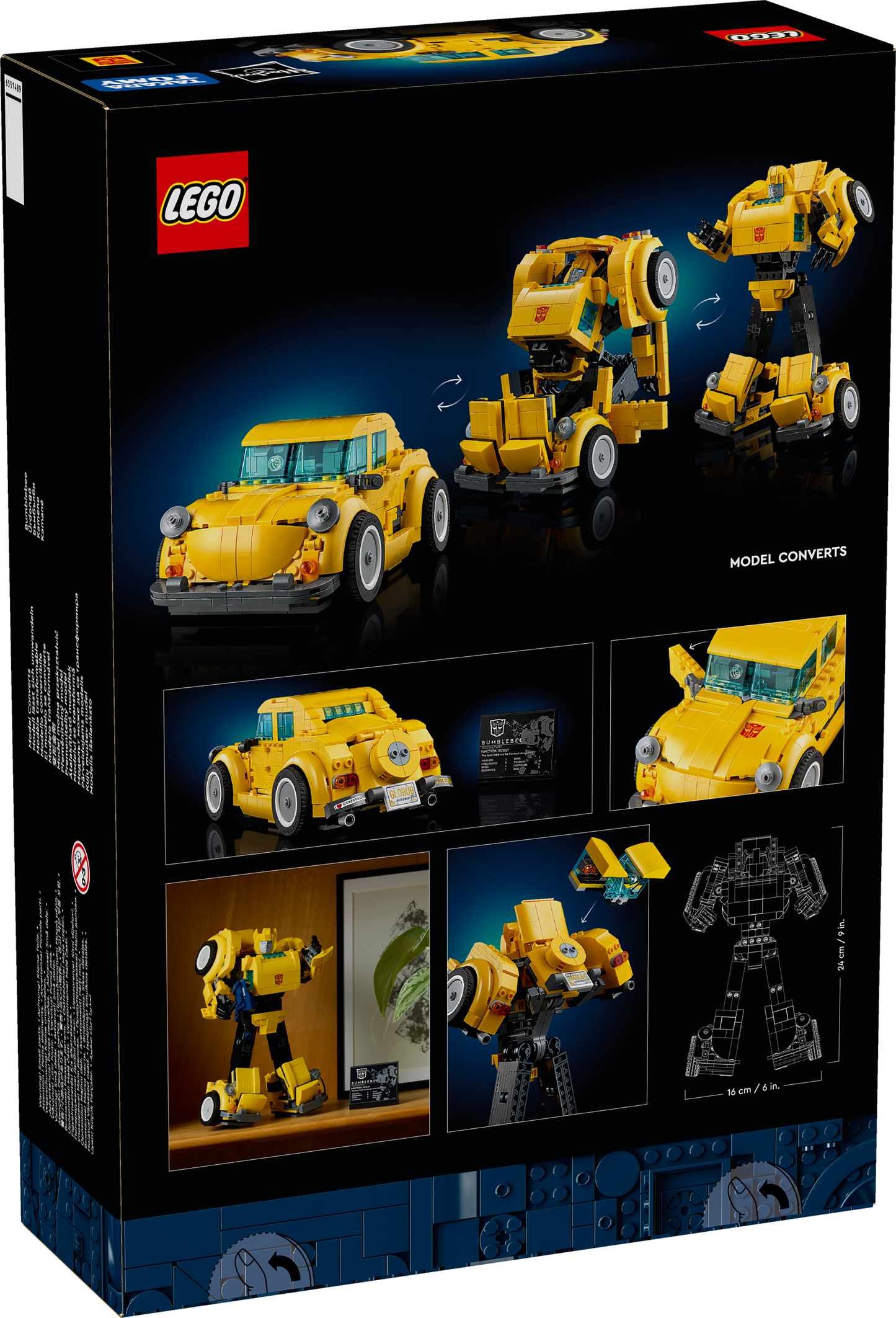 LEGO Bumblebee aus Transformers 10338 Symbole