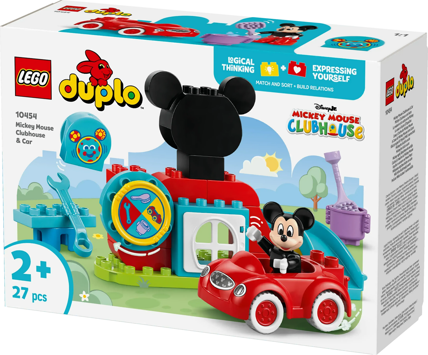 LEGO Mickey Maus Clubhaus und Auto 10454 DUPLO