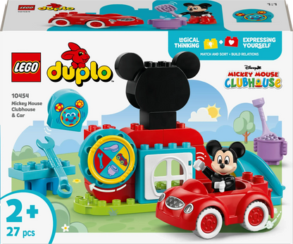 LEGO Mickey Maus Clubhaus und Auto 10454 DUPLO