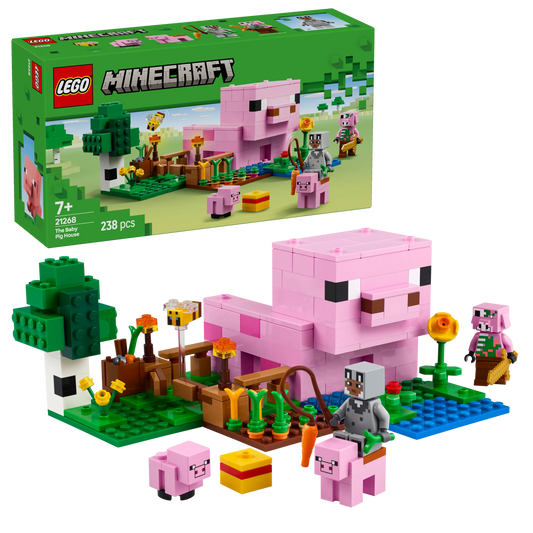 LEGO The Baby Pig House 21268 Minecraft (Pre-Order: January 2025)