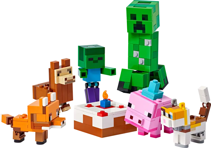 LEGO Ferkels Geburtstag: Feiern Sie mit Minecraft 21281 Minecraft