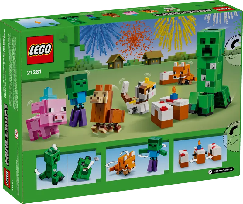 LEGO Ferkels Geburtstag: Feiern Sie mit Minecraft 21281 Minecraft