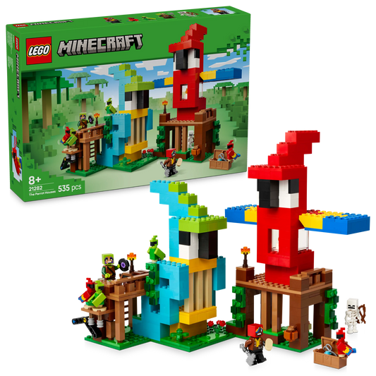 LEGO The Parrot Houses 21282 Minecraft