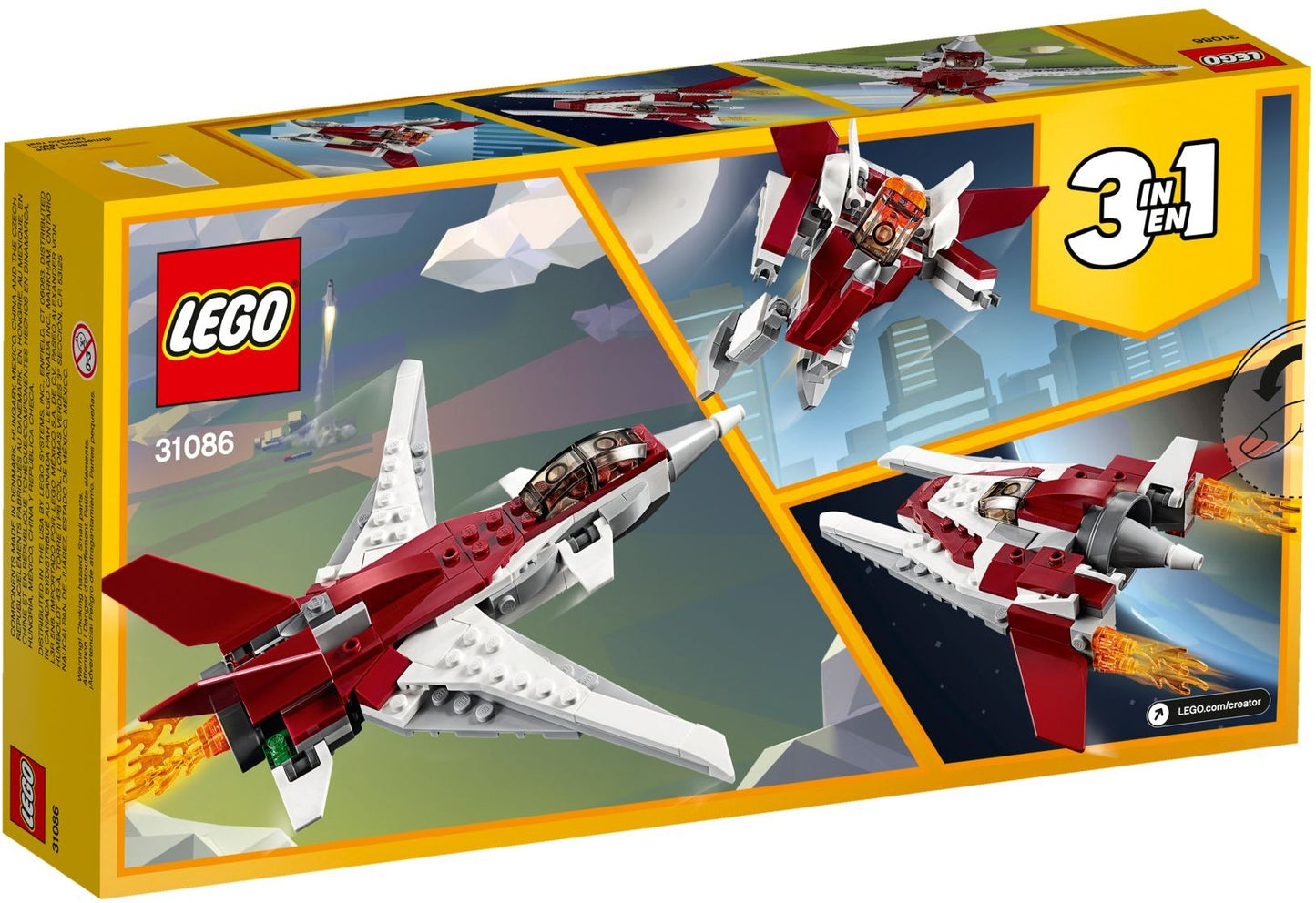 LEGO Futuristisches Flugzeug 31086 Creator 3-in-1