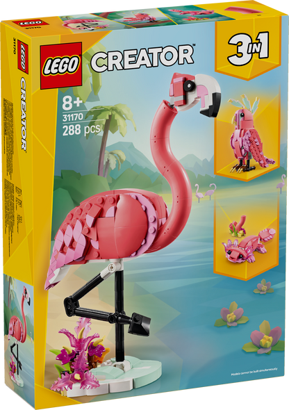 LEGO Wild Animals Pink Flamingo 31170 Creator