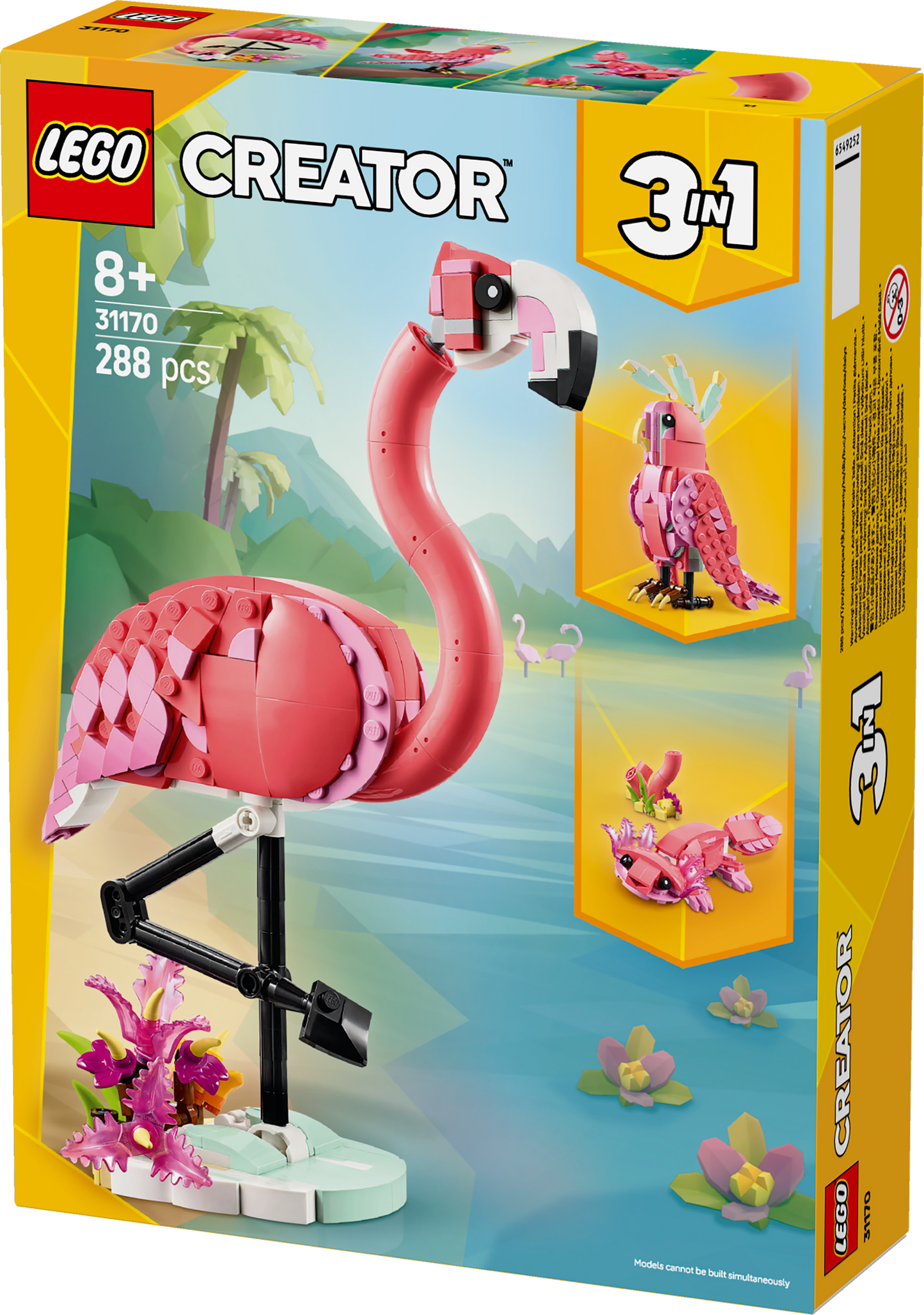 LEGO Wild Animals Pink Flamingo 31170 Creator