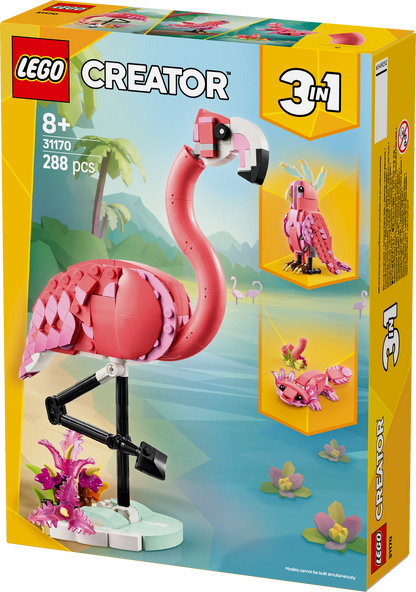 LEGO Wild Animals Pink Flamingo 31170 Creator