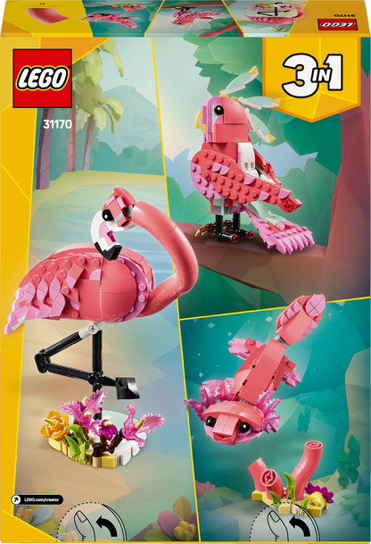 LEGO Wild Animals Pink Flamingo 31170 Creator