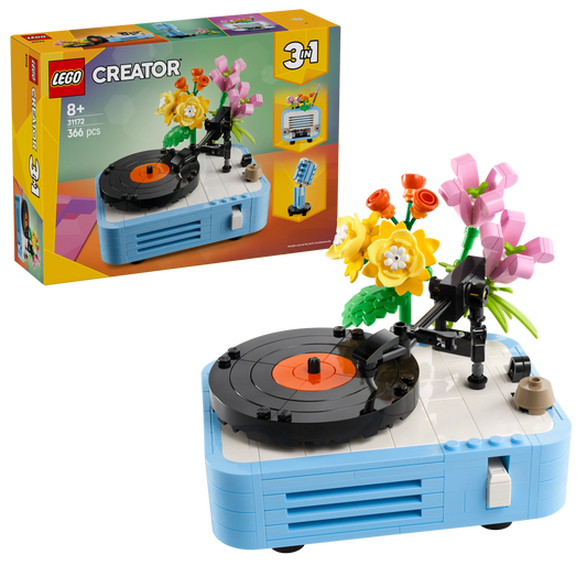 LEGO Record Player with Flowers 31172 Creator