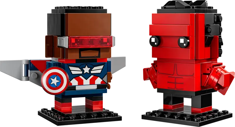 LEGO Captain America and Red Hulk figuren 40668 Brickheadz