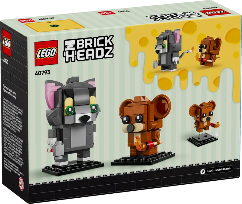 LEGO Tom en Jerry figuren 40793 Brickheadz