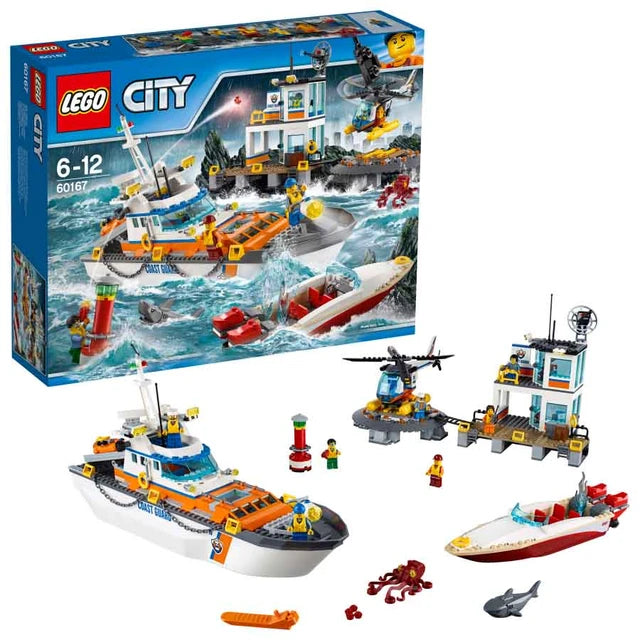 LEGO Das Hauptquartier der Küstenwache mit Boot 60167 City