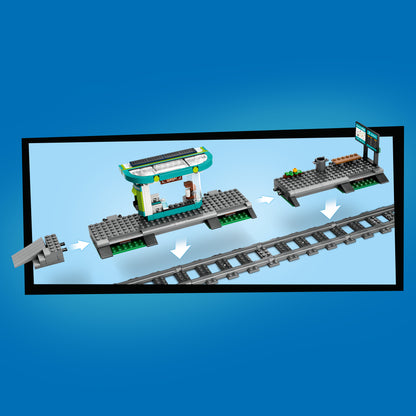 LEGO Innenstadt-Straßenbahn und Bahnhof 60423 City